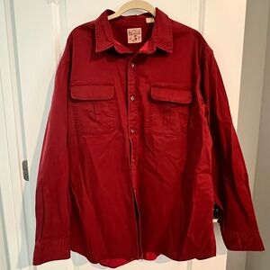 EUC Red Head Brand Co. Red Lomg Sleeve Button-down shirt, Size XL